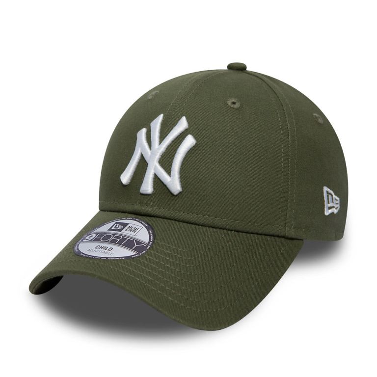 Gorras New Era 9forty Verdes - New York Yankees Kids Khaki 58296ULYS